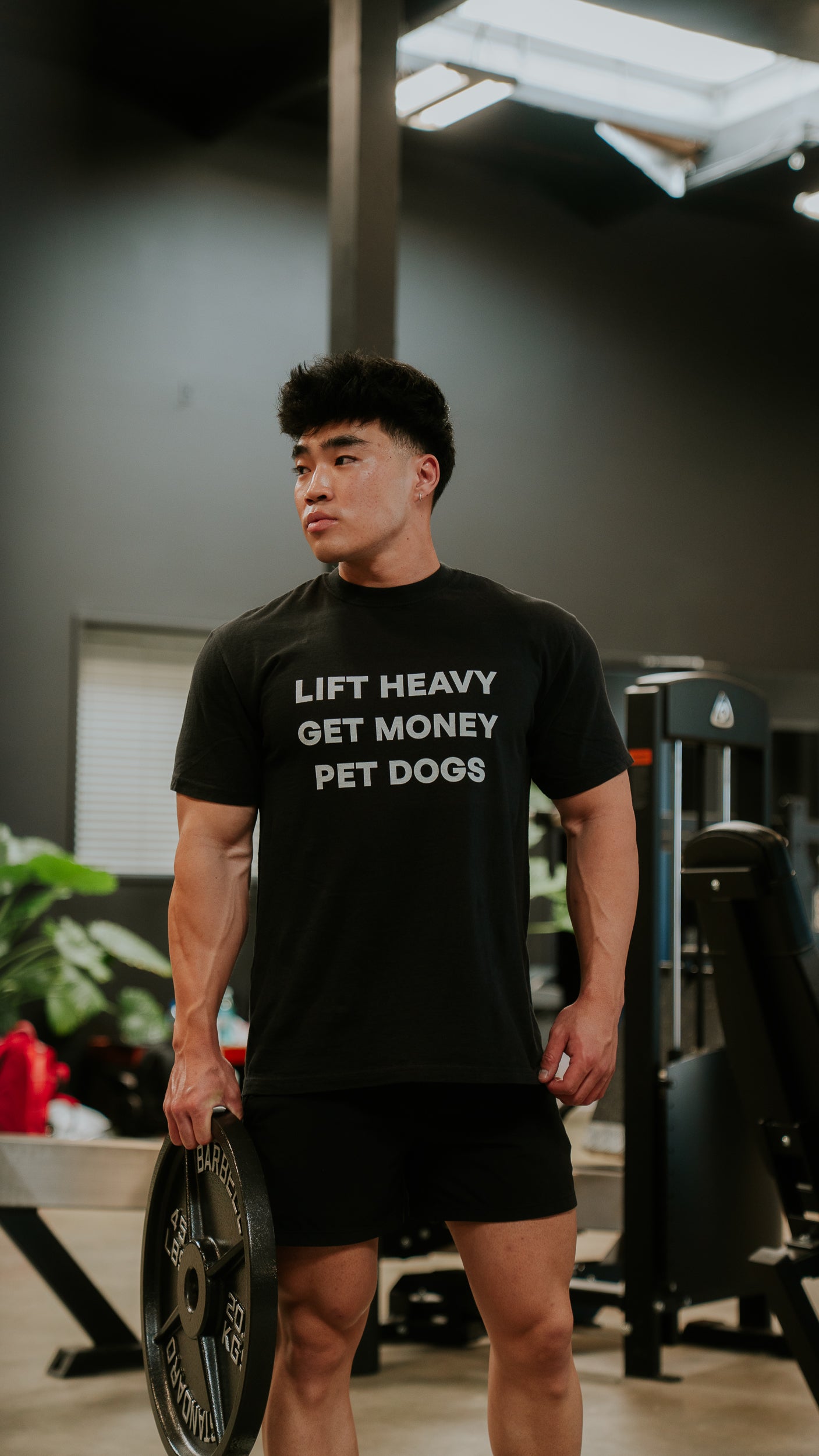 LIFT HEAVY, GET MONEY, PET DOGS TEE
