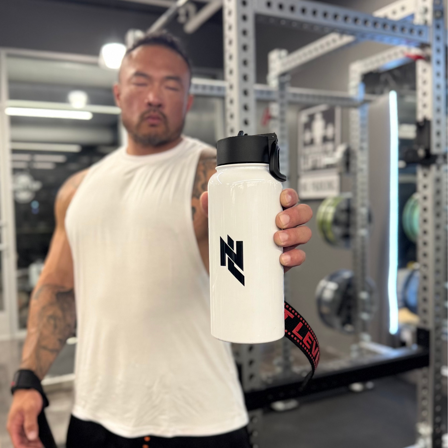 NL LOGO STAINLESS STEEL WATER BOTTLE