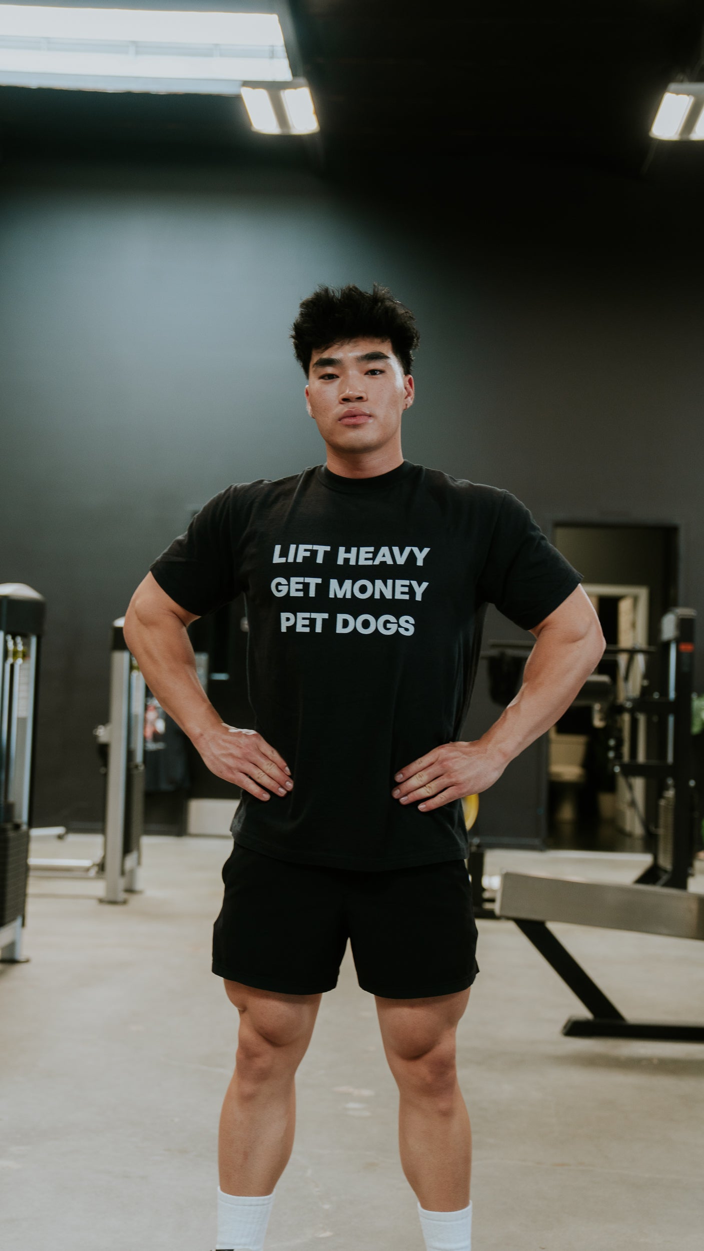 LIFT HEAVY, GET MONEY, PET DOGS TEE